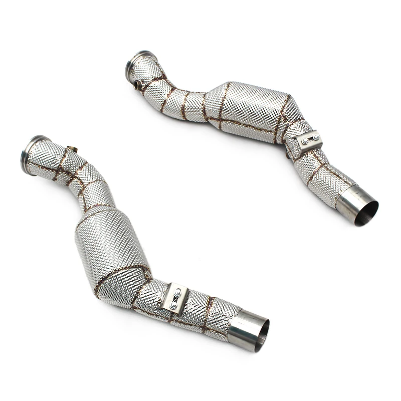 Tuning Exhaust Downpipe For Maserati Quattroporte GTS V8 3.8T 2013-2016 Stainless Steel