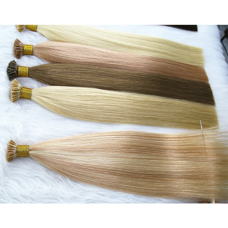 Wholesale Raw Cuticle Aligned Russian Itip Hair Extension Keratin Stick ...