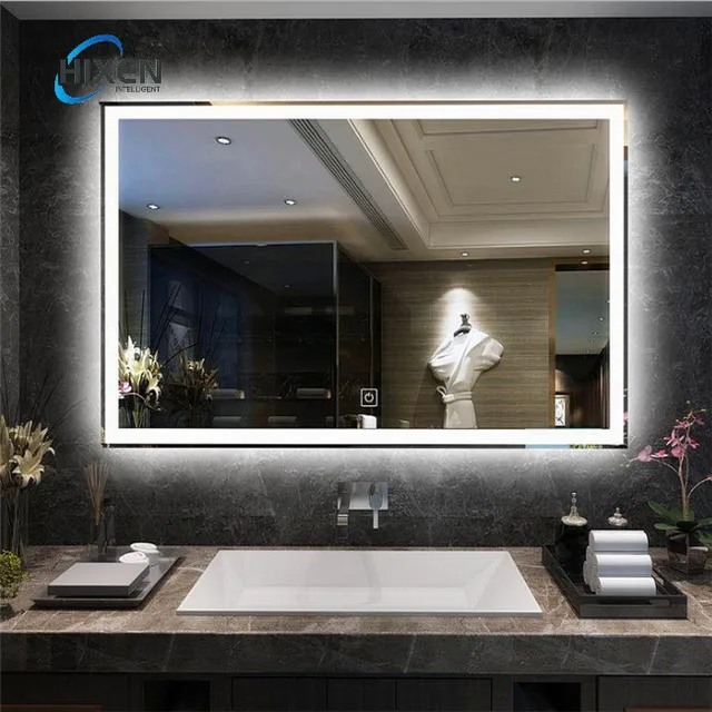 HIXEN 18-2B Spiegel Wall Glass Backlit Bathroom Manufacturers Accessories Set Led Intelligent Smart Mirror