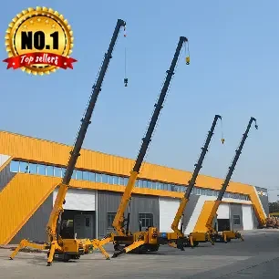 Construction Used Spider Crane Telescoping Crawler Crane Used 150ton