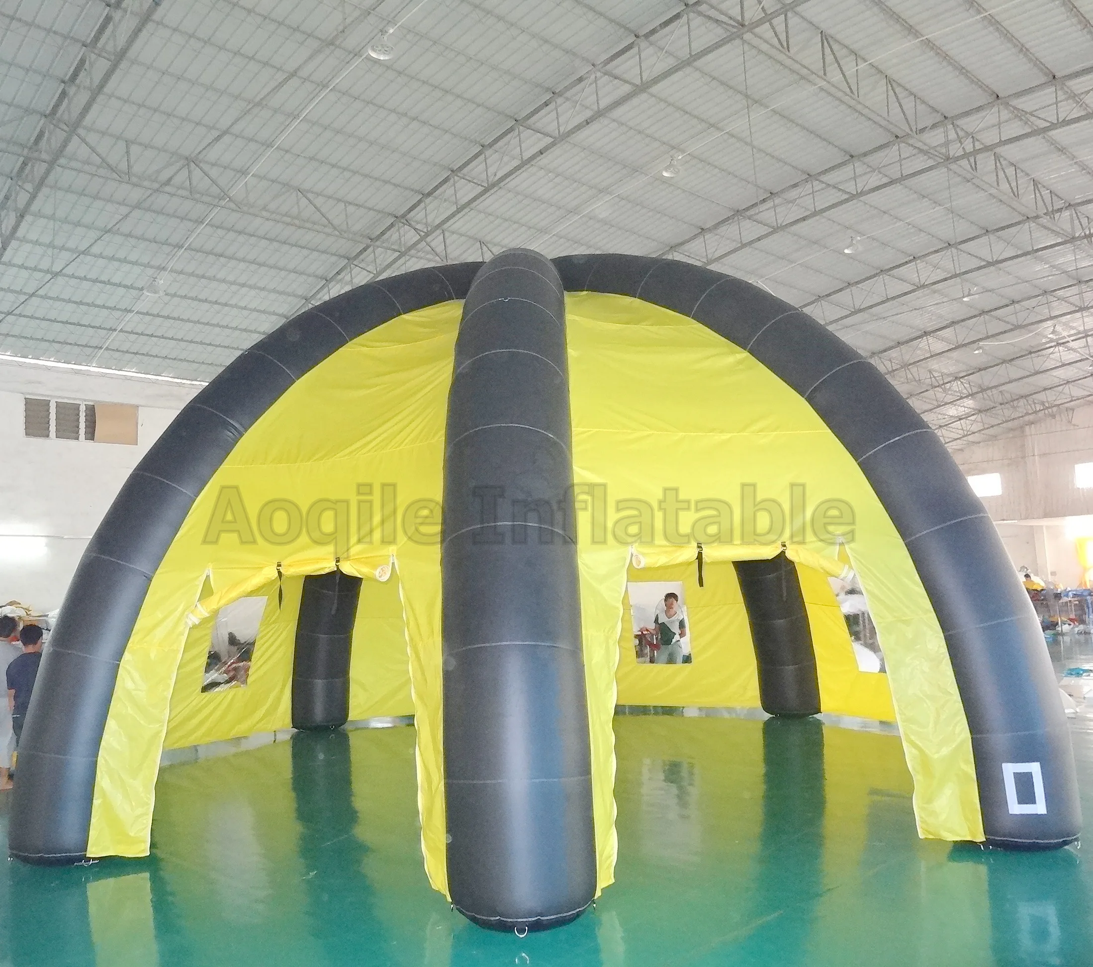 Evento promocional al aire libre publicidad refugio inflable carpa carpa refugio inflable