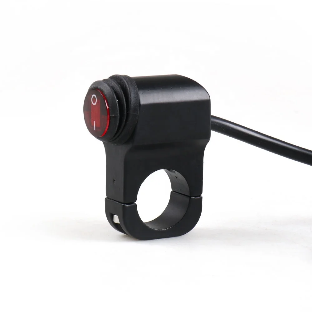 thumbnail image 2 of RAYANA 22mm Motorcycle Handlebar Switch - 7/8" Aluminum, 3-in-1 Headlight/Hazard/Brake/Fog Control, DC12V 2 of 3