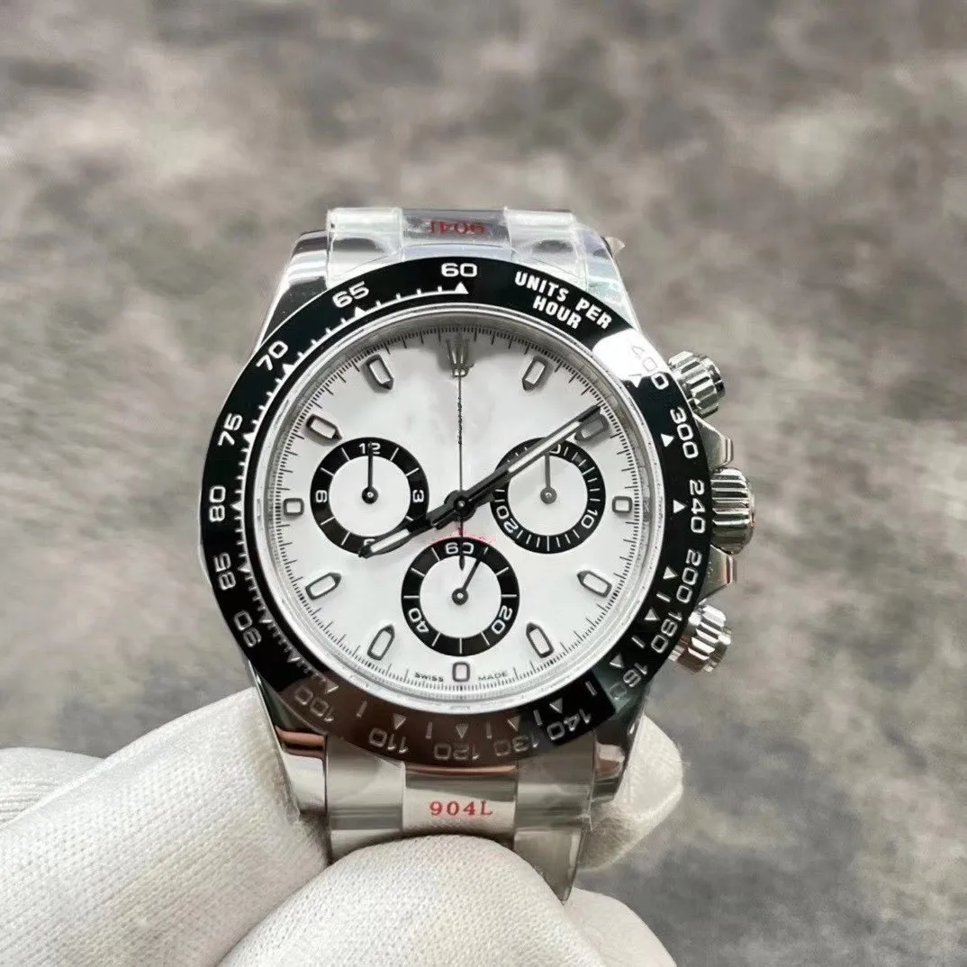 1:1 Replica Rolex Noob Daytona 4130 V8 Watch Stainless steel Black Ceramic  Bezel - Free Shipping - ARW