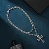 Silver Cross Necklace - 5