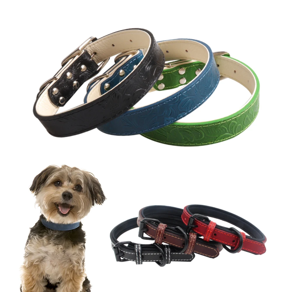 bulk leather dog collars