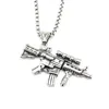 05512 Steel-colored Rifle - Single Pendant