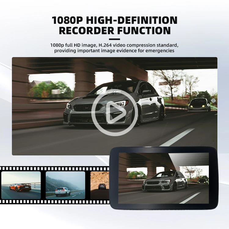 BSD Blind Spot Left Right 2 Side Multi Camera System DVR Backup Rearview Mirror Car Rear Monitor Car Side Mirror Camera for Car manufacture