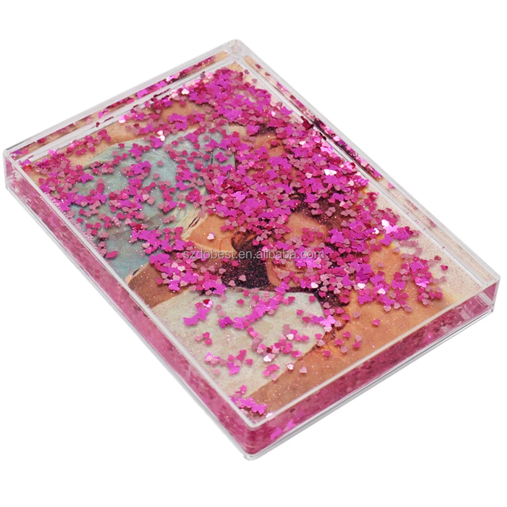 Indoor Decoration Home Girl Sex Glitter Liquid Transparent Water Photo  Frame Glitter Photo Block - Buy Water Frame Girl Sex Photo  Frame,Transparent Photo Frame,Home Frame Photo Glitter Photo Block ...