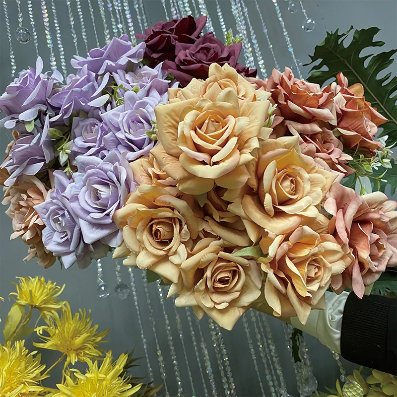 Create a picture-perfect moment with a floral wall backdrop