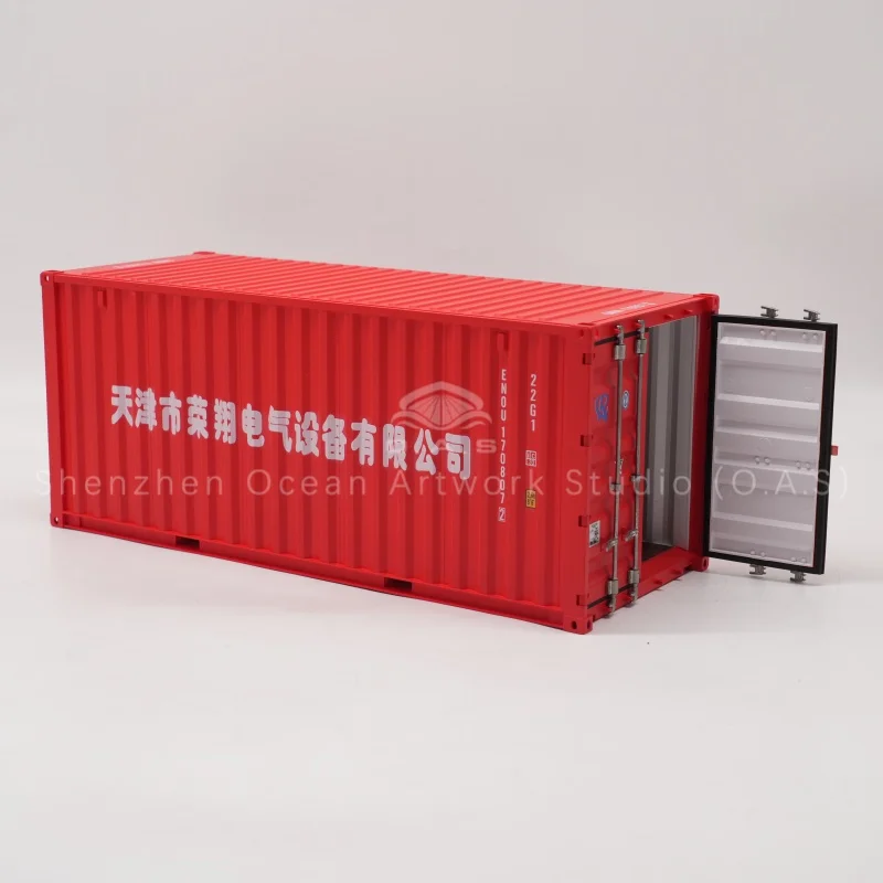 Exquisite simulation container model for shipping company display. Support custom‑made with brand logo. Realistic appearance restores real container details. Ideal as business gift, exhibition ornament and teaching prop. Factory supplies wholesale & small‑batch orders for logistics and maritime enterprises.Amber@vesselmodel.com Tel：+86 18038048785