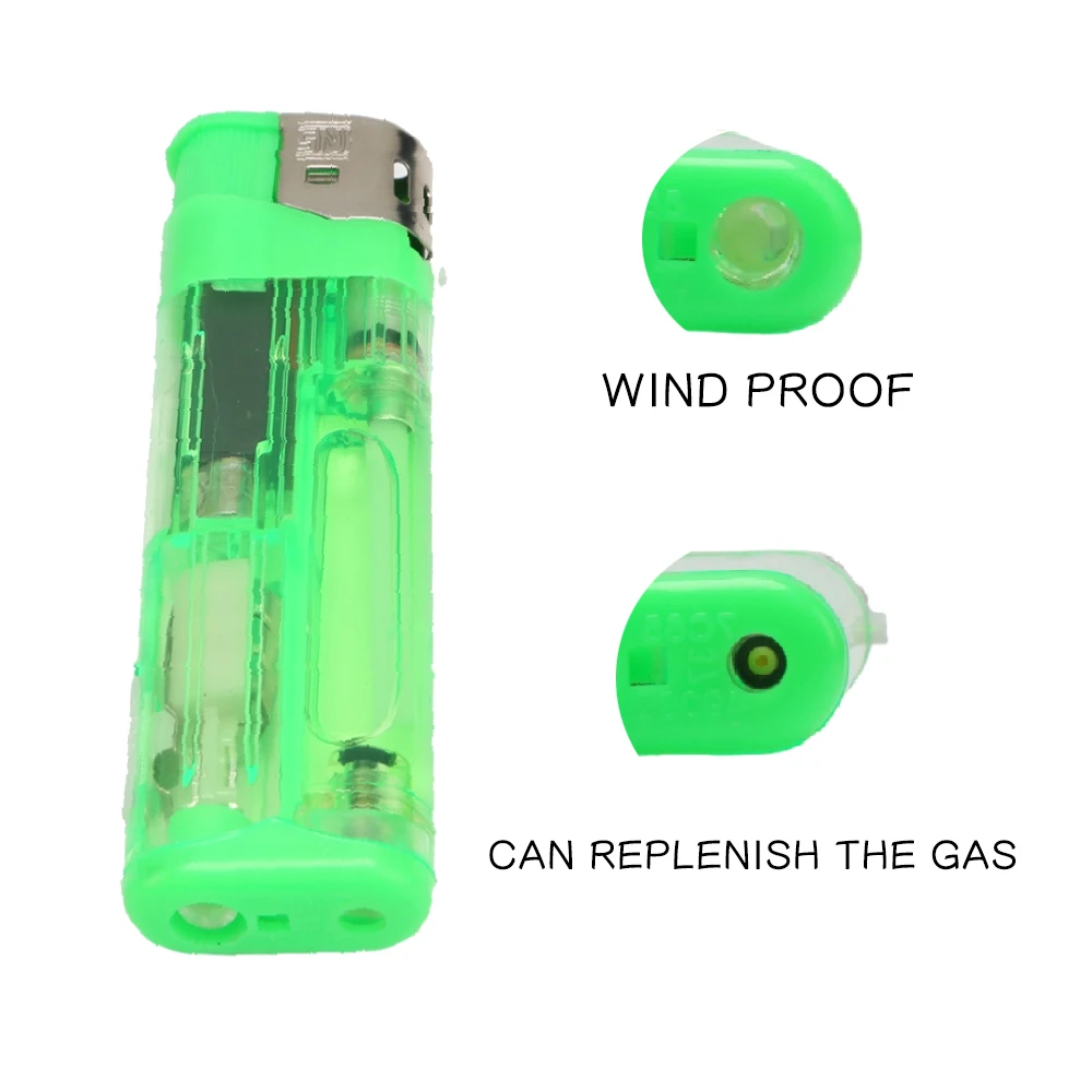 Led Can Change A Battery Lighter Kitchen Lighter Smoking Cigarette