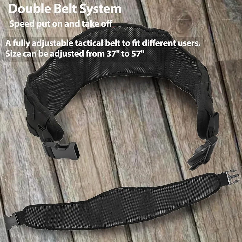 High Duty Outdoor Lightweight Premium Mountaineering Tactical Battle Belt Detachable Duty Belt Multifunctional Utility Belts