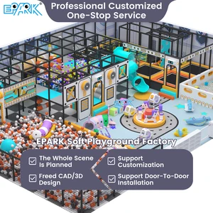 Commercial Family Sport Center Customized Adventure Park Equipment Kids Indoor Playground