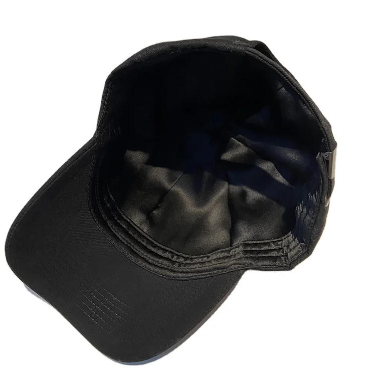 Hats Caps Custom Lining Dad Hat Satin Lined Baseball Cap for Women Men