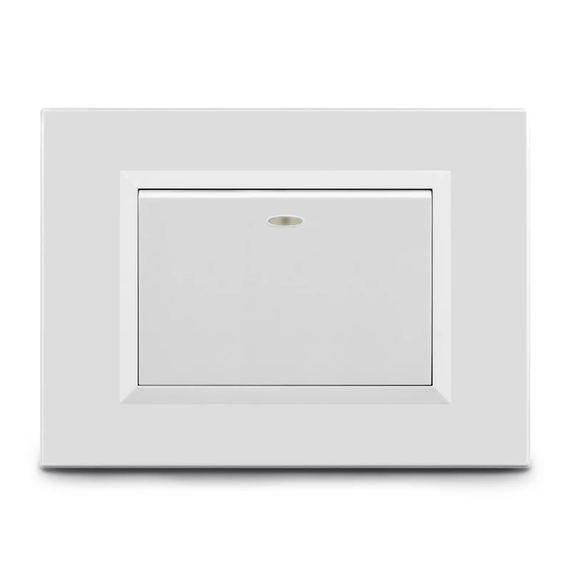 FULINMEN Latest Bigger Button 1 Gang 1 Way 250V Wall Switch USA
