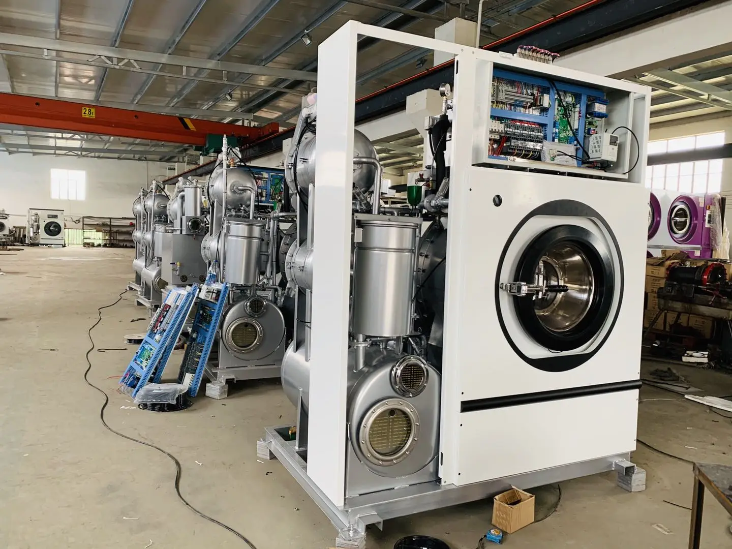 Professional Fully Automatic Dry Cleaning Equipment Laundry Dry Cleaner details