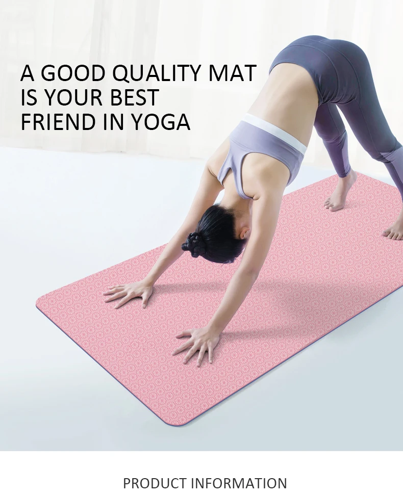 Custom Private Label Tpe Eco Made 6mm 8mm 10mm Large 80cm Wide Yoga Mat