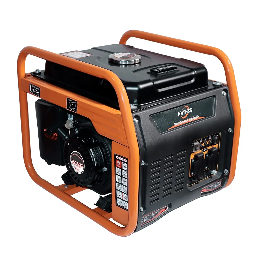 generattori tal-gasolina ta' 110v 220v Fase Wieħed 4kw Inverter Generator Misto Portabbil camping Open Frame Power Generattor tal-petrol