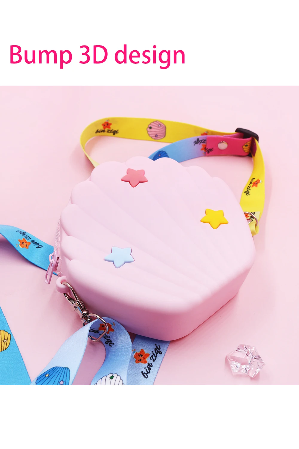 2021 new Fashion Girls shell Mini Money Bag Lovely Cute Cartoon Pouch Women Small Wallet Soft Silicone Coin Purse