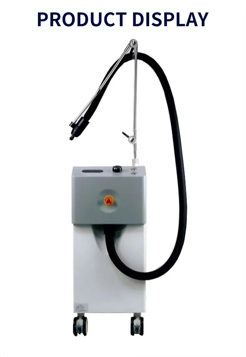Discover the professional cryo air skin cooling machine designed for laser hair removal, tattoo removal, and aesthetic treatments. −30°C cooling technology improves patient comfort and protects skin during procedures. Professional Cryo Air Skin Cooling Machine for Laser & Aesthetic Treatments
