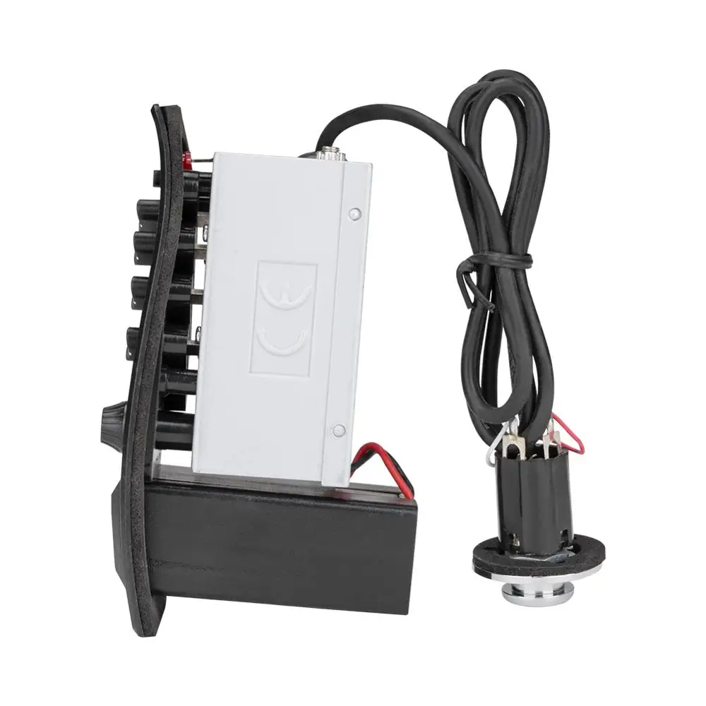 Preamplificatore Per Chitarra Acustica - Con Pickup Piezo E Microfono Per Soundhole - Foto 7