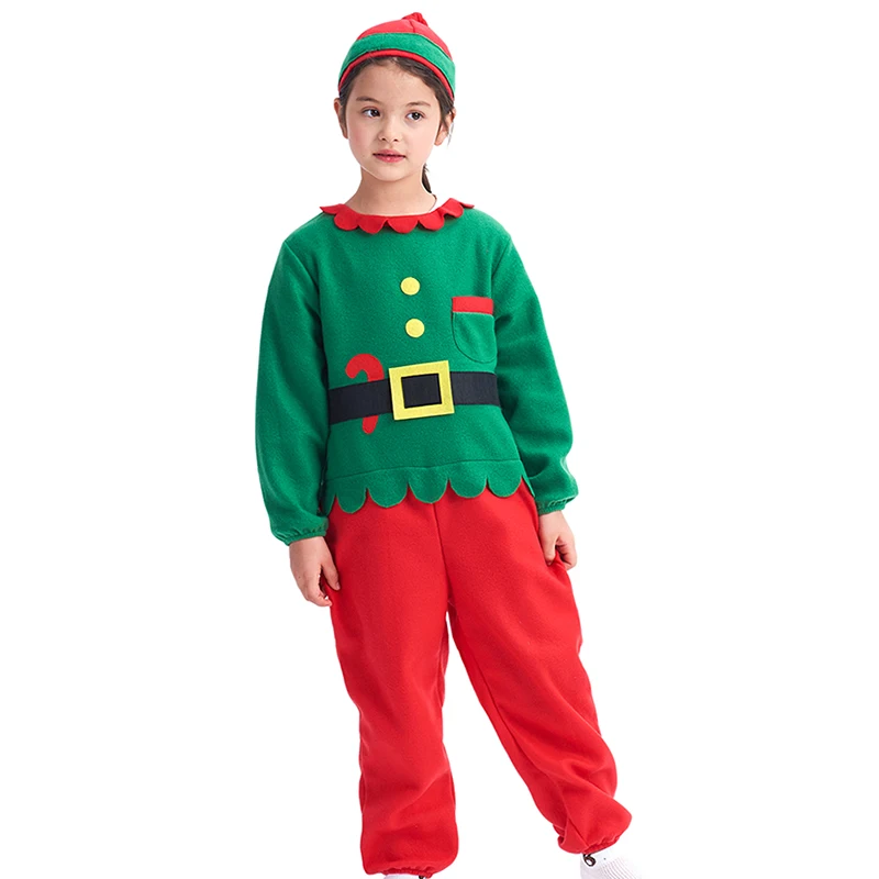 Tv Movies Costumes Children Clothes Set Girls Christmas Santa Elf Cosplay  Jumpsuit Holiday Party Carnival Outfit Gift Idea - Buy Christmas Gift Ideas  For Child,Christmas Sleepwear,Santa Elf Costumes Product on 