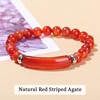 Agata Naturale Rossa a Strisce