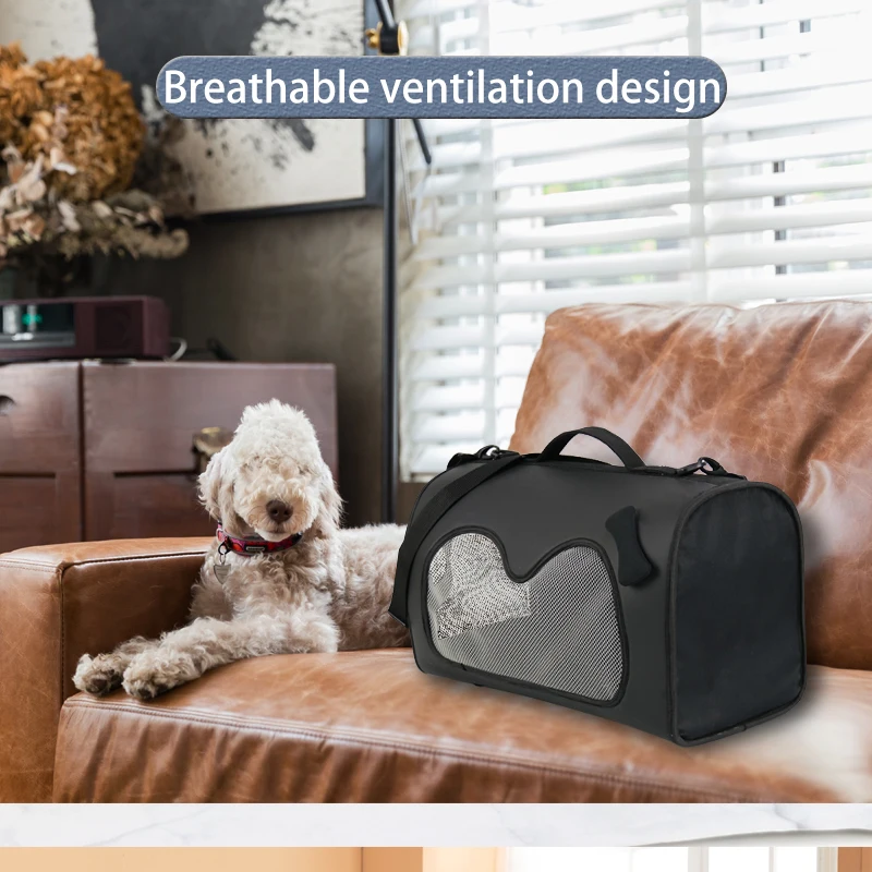 Wholesale Custom Logo Bag Pet Breathable Travel Carrying Pet Packaging Bag Waterproof Pets' Travel Bags supplier