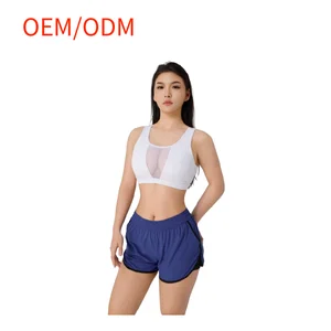 Hot Sale Short Sexy Mesh Hollowed-out Design Sports Bra Women Tops Workout Sports Bra Yoga Set Women