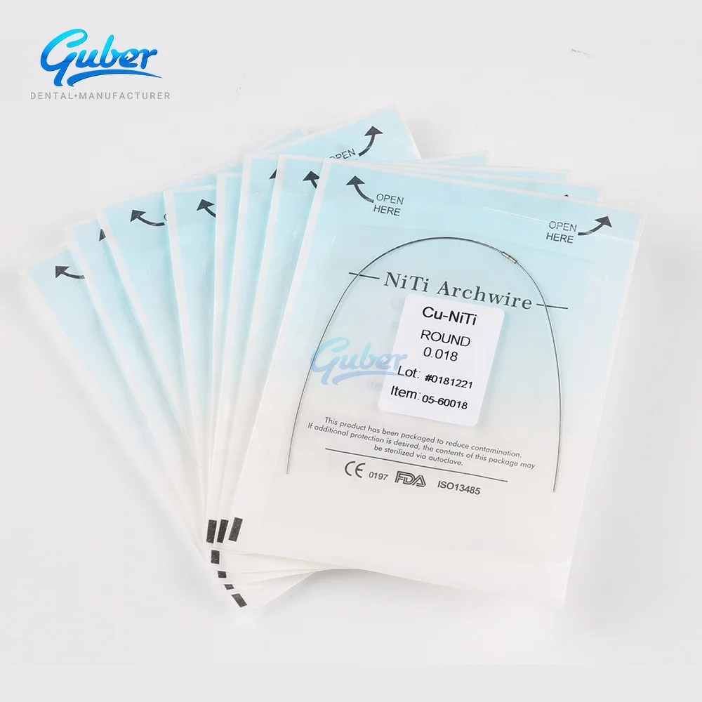 *new Products Orthodontic Materials Round Rectangular Archwire Cu Niti