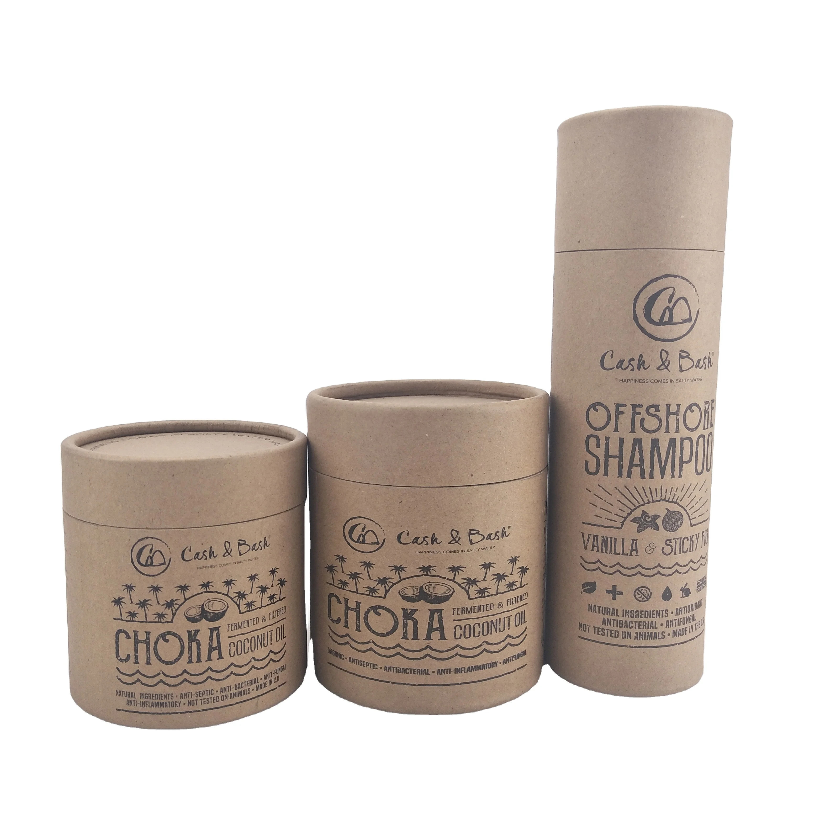 High Quality Eco Friendly Material Round Cylinder Kraft Paper Cardboard Tube Packaging
