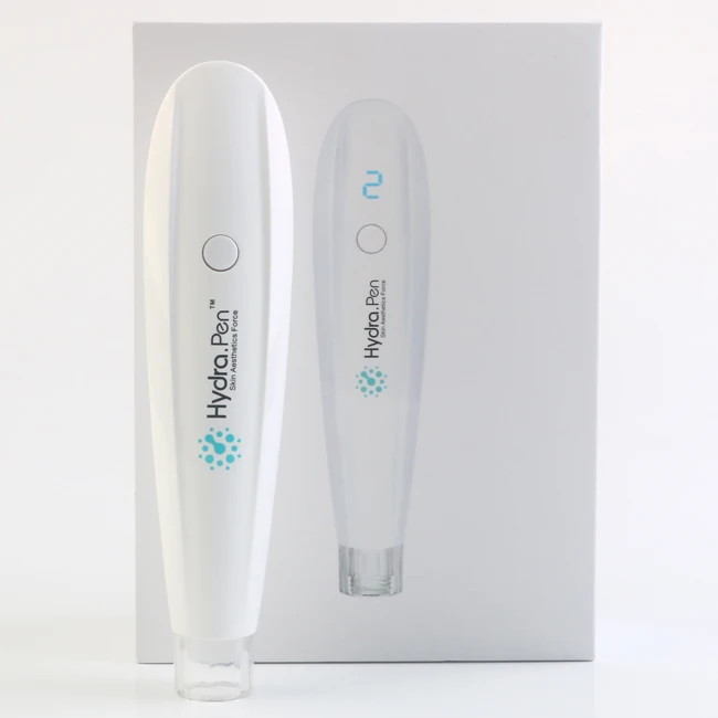 Гидравлическая роликовая ручка H2, микроигла для лица, авторучка Meso H2 Hydra derma pen, быстрая доставка, заводская цена