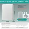 Caja gris de 600X400X220MM (con placa base)