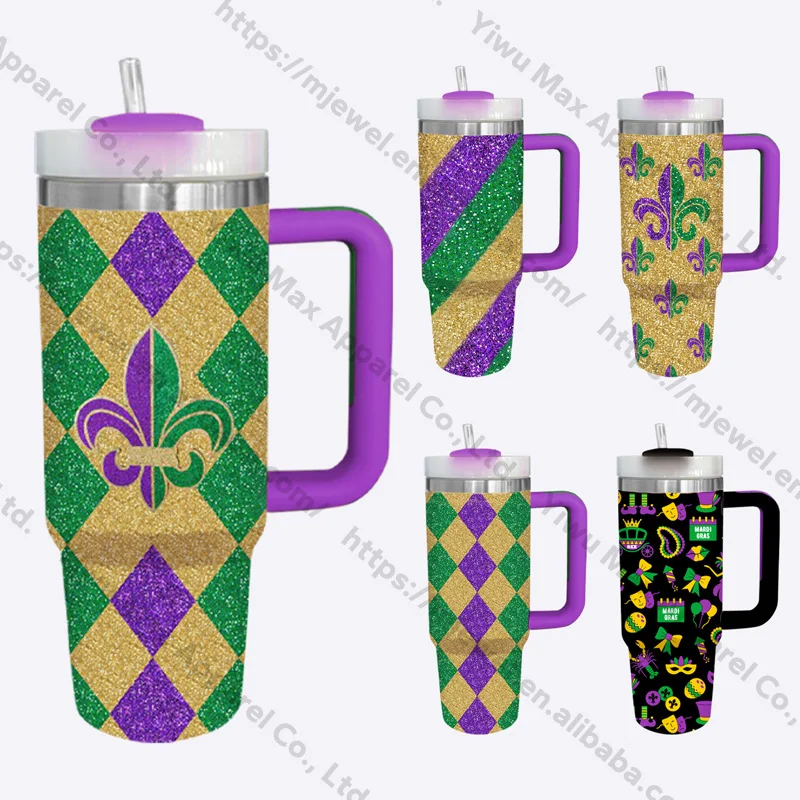 mardi gras tumblers