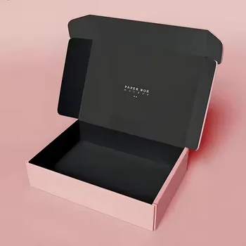 Free Sample Custom Printed Airplane Mailer Shipping Box New Design Folded Corrugated Cardboard with Foil Custom Logo and Colour