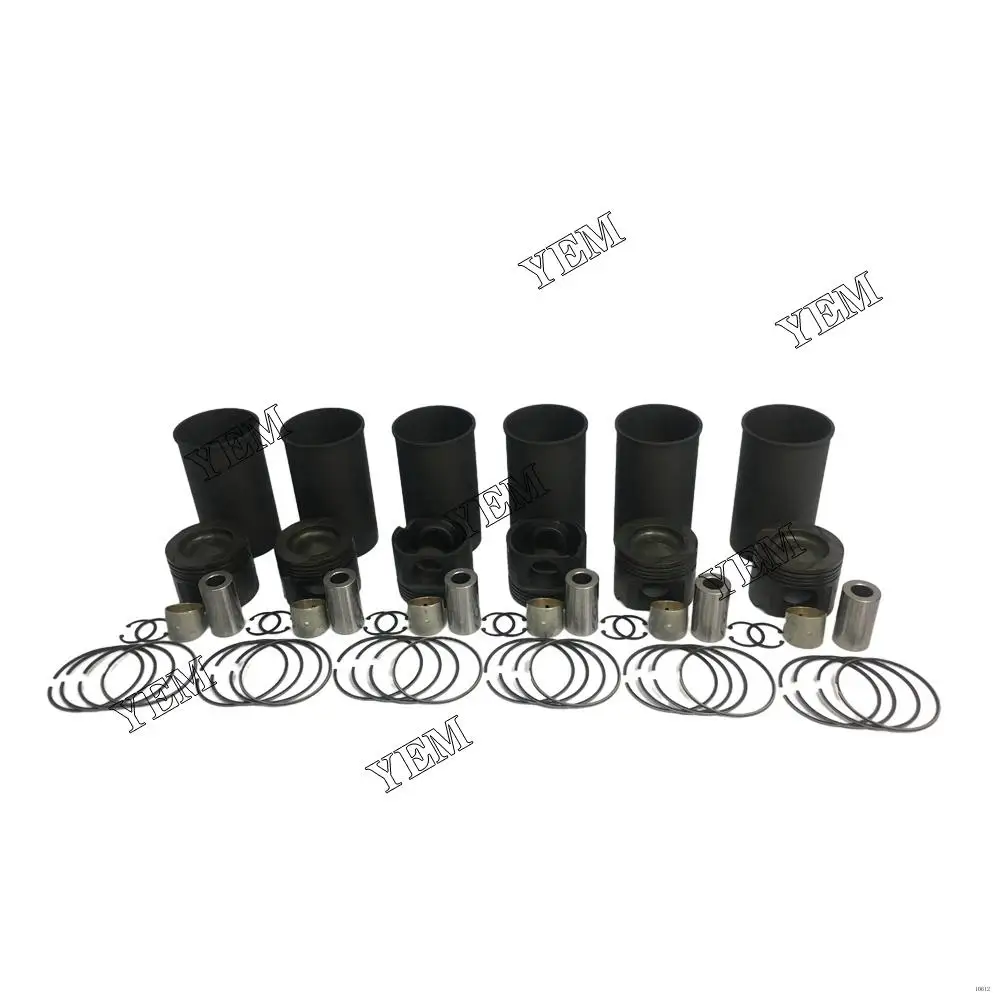 Liner Kit With Cylinder Piston Ring Set Fit for Hino E13C Engine Overhaul Rebuild Kit