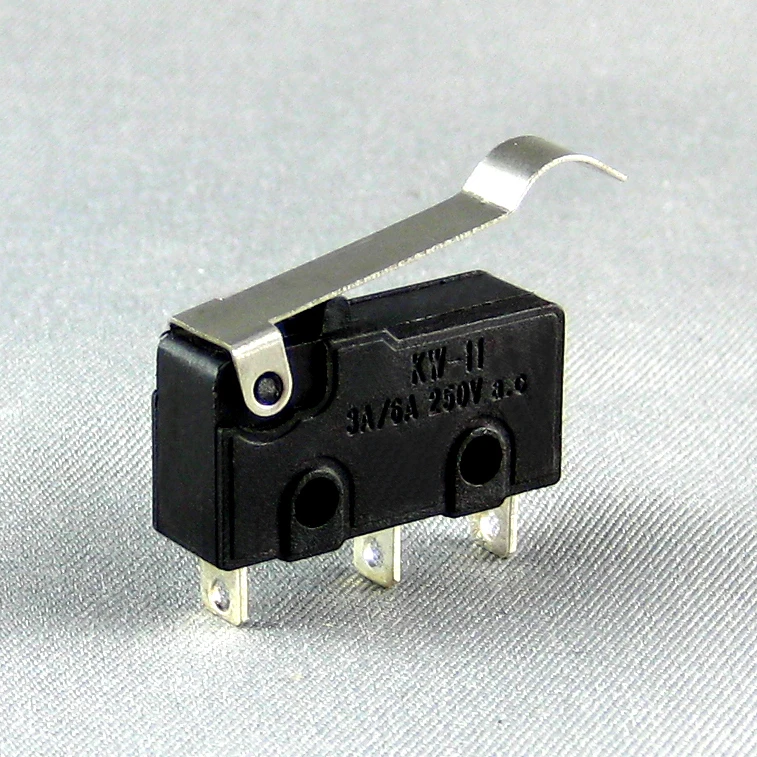 Miniature Limit Switch with Lever 3A 5A 3pins Micro Switch for Vacuum Cleaner