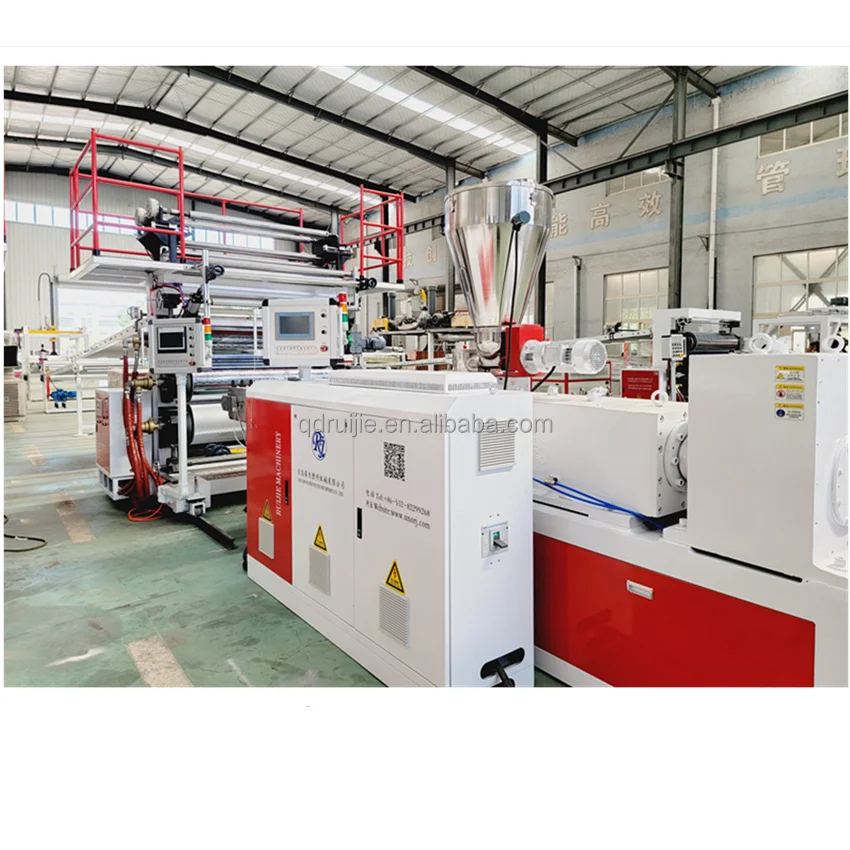 product uv 1220 mm pvc marble sheet making extruder machine wall panel machinery with lamination uv sheet machine-12