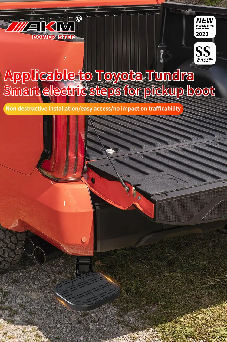 Customize Various Models Automobile Accessories Aluminum Trunk Electric Steps Running Board for TOYOTA Tundra Small Steps factory