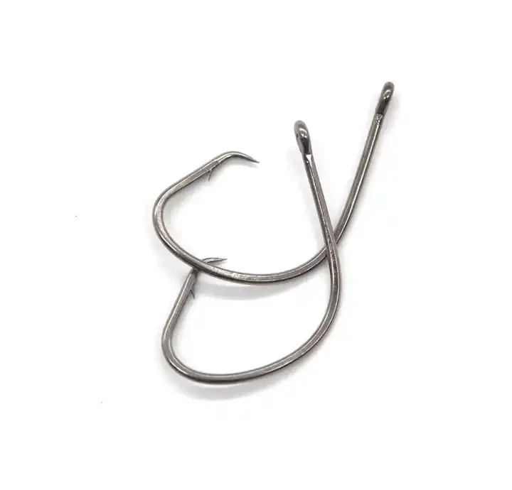 PACK OF 25 Size 6/0 TACKLEWORKS Circle Non-Offset Inline Fishing Hooks