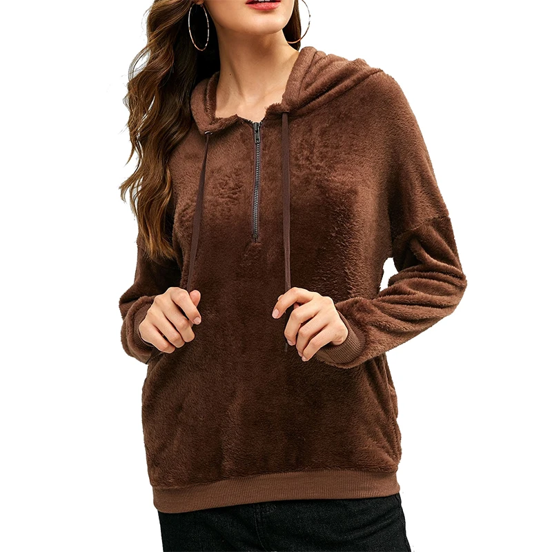 blank sherpa pullover