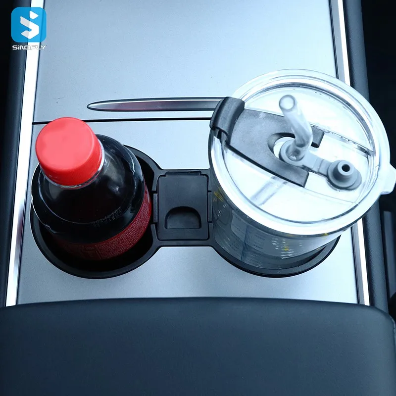 Car Center Console Cup Holder Fits Antishake Waterproof Dual Cup