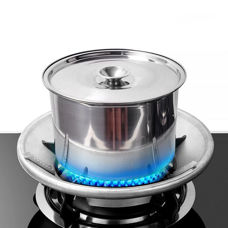 BCOATH Energy Saving Wok Ring / Fire Hood For Gas Stove - Enamel Windshield Cover, Black