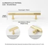 5322-128#Brushed Brass