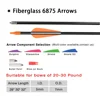 Flecha de fibra de vidrio de 7 mm