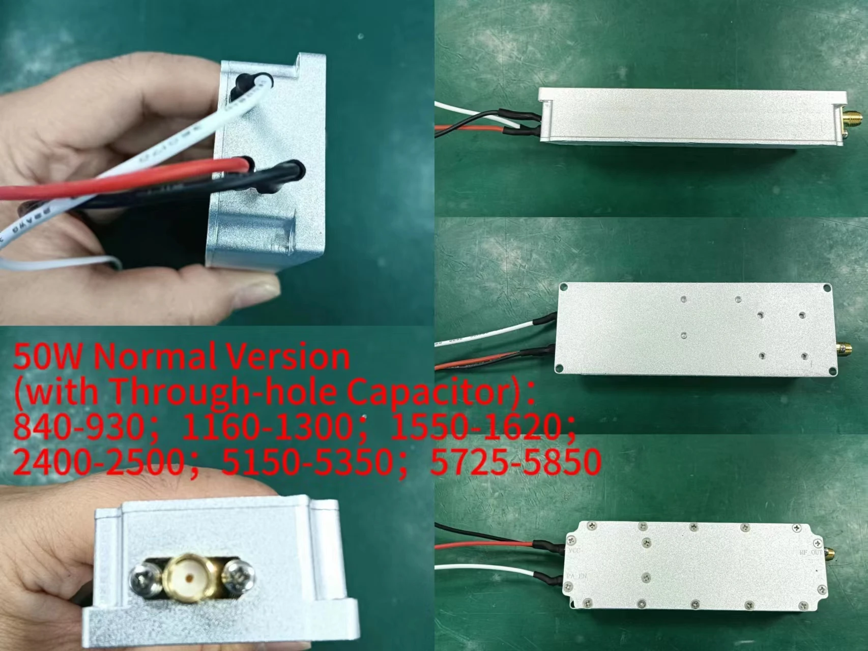 50W RF Power Amplifier Module for FPV Drone System