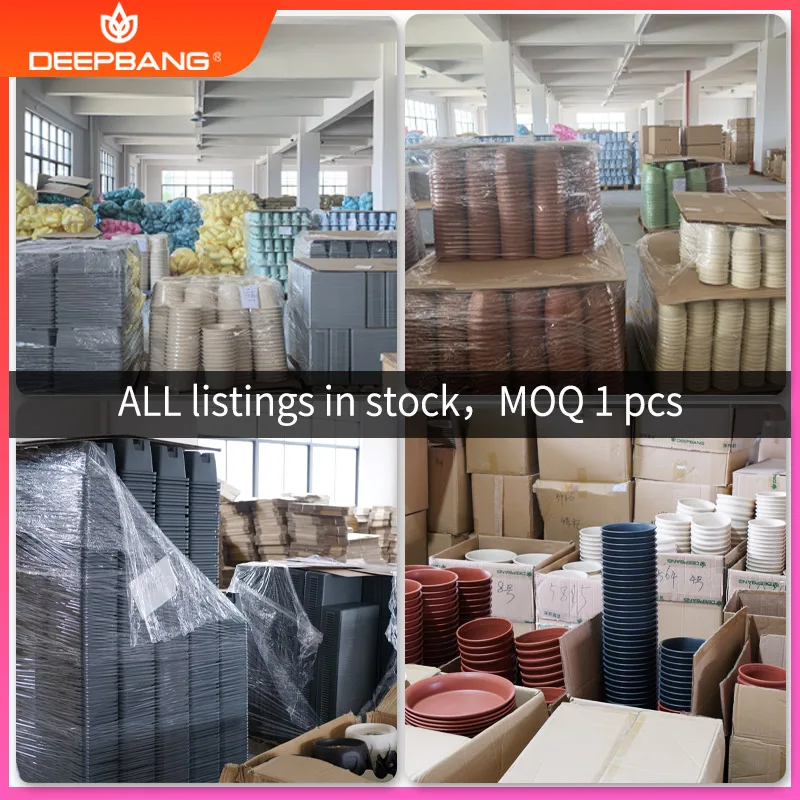 DEEPBANG комнатный офисный круглый гидропонный прозрачный горшок самополивающийся пластиковый цветочный