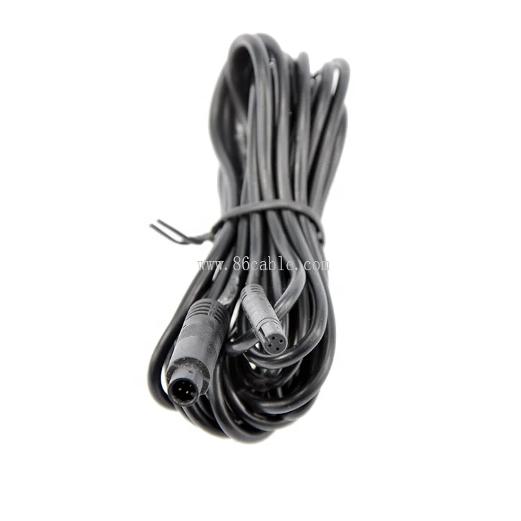 Swallowtech 4Pin 5Pin 6Pin 8Pin and 9Pin Mini Din Male to Female or to Rca Audio Video Cables for Car Rear View Camera System