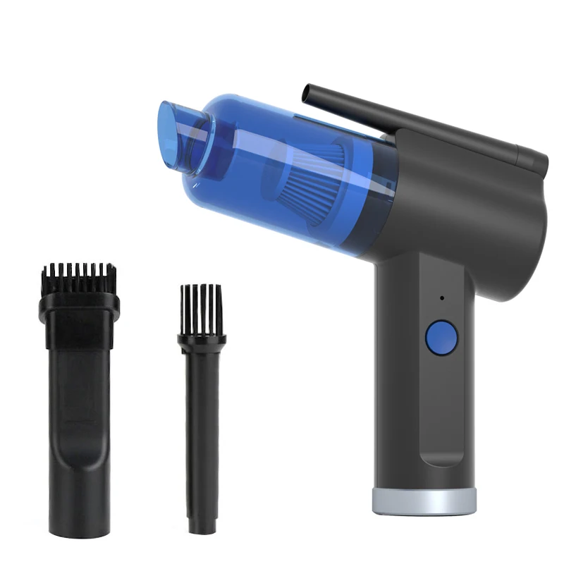 Ручной воздушный компрессор высокой мощности 9 кПа 2 в 1 4 портативный автомобильный пылесос автоматический вакуумный с пылесборником 7 В