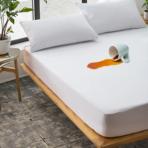 Luxury Cooling Waterproof Mattress Protector Topper Cover Thick Quilted Anti-Bacteria Machine Washable King Size for Hot